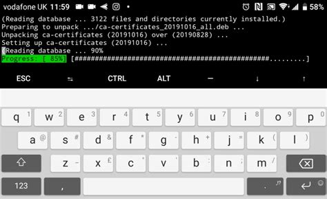 You'll now be able to run #!/bin/sh scripts. . Termux update and upgrade command